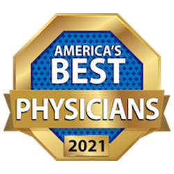 America's Best Physicians 2021 Badge